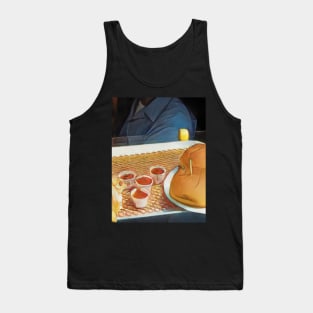 Burger Set Geek Designer Dune Stika Artistic Anime Style Tank Top